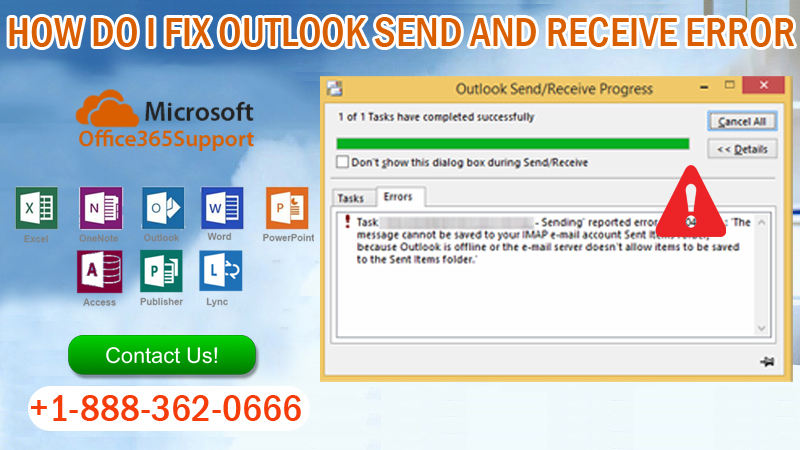 Receive error. Send as Outlook