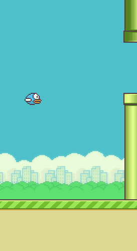 Trained agent playing FlappyBird