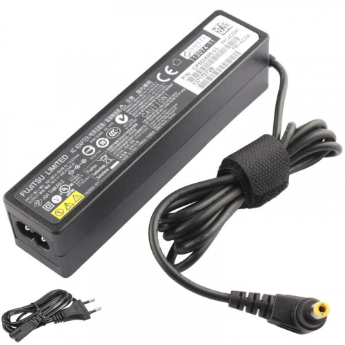https://www.goadapter.com/original-fujitsu-lifebook-e756-serie-65w-chargeradapter-p-21735.html

Product Info:
Input:100-240V / 50-60Hz
Voltage-Electric current-Output Power: 19V-3.42A-65W
Plug Type: 5.5mm / 2.5mm
Color: Black
Condition: New, Original
Warranty: Full 12 Months Warranty and 30 Days Money Back
Package included:
1 x Fujitsu Charger
1 x US-PLUG Cable(or fit your country)
compatible Model:
34042427 Fujitsu, 34049597 Fujitsu, 38046019 Fujitsu, 34045134 Fujitsu, A12065N2A Fujitsu, FIU:12-01971-01 Fujitsu, 34041946 Fujitsu, 0335C1965 Fujitsu, FIU:12-01793-04 Fujitsu, 34050281 Fujitsu, 0335C2065 Fujitsu, FIU:12-01793-01 Fujitsu, 38007483 Fujitsu, 0335A2065 Fujitsu, FIU:12-01793-03 Fujitsu, 38020252 Fujitsu, FIU:12-01859-01 Fujitsu, 38020253 Fujitsu, FIU:12-01912-01 Fujitsu, 38020897 Fujitsu, FIU:12-01866-01 Fujitsu, 38046018 Fujitsu, FIU:12-01911-01 Fujitsu, 1ACYZZZFX31 Fujitsu, FPCAC157 Fujitsu, FPCAC003C Fujitsu, FPCAC002Z Fujitsu, IVF:6032B0014703 Fujitsu, CP500588-01 Fujitsu, CP259721-XX Fujitsu, CP500626-01 Fujitsu, FSP:811002424 Fujitsu, FUJ:AC-A11-065N5A Fujitsu, CP500631-01 Fujitsu, FUJ:AC-ADP-65JHAB Fujitsu, CP500583-02 Fujitsu, IVF:6032B0013501 Fujitsu, FSP:811002728 Fujitsu, CP500582-XX Fujitsu, FUJ:CP500631-XX Fujitsu, CP500623-01 Fujitsu, FUJ:CP531975-XX Fujitsu, CP500585-XX Fujitsu, FUJ:CP500623-XX Fujitsu, FUJ:CP500585-XX Fujitsu, FUJ:CP500635-XX Fujitsu, FUJ:CP500582-XX Fujitsu, UWL:76-01A65F-5A Fujitsu, FUJ:CP500583-XX Fujitsu, UWL:76-01B651-5A Fujitsu, WTS:25.10110.261 Fujitsu, QUT:1AC0ZZZ0FX0 Fujitsu, UWL:76-011651-5A Fujitsu, WTS:25.10181.011 Fujitsu, QUT:1ACYZZZFX49 Fujitsu, UWL:76G01A65R-5A Fujitsu, WTS:25.10181.051 Fujitsu, QUT:1ACYZZZFX31 Fujitsu, UWL:76G01F65F-5A Fujitsu, WTS:25.10180.041 Fujitsu, S2603630005 Fujitsu, WTS:25.10180.031 Fujitsu, WTS:25.10180.061 Fujitsu, QUT:1ACYZZZFX65 Fujitsu, WTS:25.10180.071 Fujitsu, WTS:25.10181.061 Fujitsu, UWL:76-01A651-5A Fujitsu, WTS:25.10180.001 Fujitsu, MQC:442672600031 Fujitsu, UWL:76-01B65F-5A Fujitsu, WTS:25.10181.031 Fujitsu, MQC:442802800005 Fujitsu, WTS:25.10203.001 Fujitsu, MQC:442802800001 Fujitsu, 88035384 Fujitsu, 88034853 Fujitsu, S26113-E623-V55-1 Fujitsu, 38001269 Fujitsu, 38047414 Fujitsu, 34024268 Fujitsu, 34052555 Fujitsu, 34010654 Fujitsu, CP500627-01 Fujitsu, 38006357 Fujitsu, FPCAC002I Fujitsu, 6032B0019001 Fujitsu, S26391-F1386-L500 Fujitsu, 38002206 Fujitsu, S26391-F1136-L520 Fujitsu, 38001098 Fujitsu, 12-01959-01 Fujitsu, 38011059 Fujitsu, 38001099 Fujitsu, 6032B0013601 Fujitsu, 38004037 Fujitsu, 34002047 Fujitsu, QUT:1AC0ZZZ0FX2 Fujitsu, IVF:6032B0019001 Fujitsu, S6113-E519-V15 Fujitsu, S26113-E557-V55 Fujitsu, FUJ:CP500624-XX Fujitsu, UWL:76G01B65F-5A Fujitsu, S26113-E623-V55 Fujitsu, FUJ:CP500621-XX Fujitsu, UWL:76G01B65R-5A Fujitsu, FUJ:AC-ADP-65JHAB-IND Fujitsu, UWL:76G01A65F-5A Fujitsu, FUJ:CP500627-XX Fujitsu, FUJ:CP500630-XX Fujitsu, FUJ:CP500636-XX Fujitsu, FUJ:CP531970-XX Fujitsu, IVF:6032B0013601 Fujitsu, FUJ:CP531971-XX Fujitsu, FUJ:CP531976-XX Fujitsu, S26113-E557-V55-01 Fujitsu, FUJ:CP531980-XX Fujitsu, FUJ:FPCAC162 Fujitsu, S26113-E519-V55 Fujitsu, FUJ:CP500620-XX Fujitsu, FUJ:CP500588-XX Fujitsu, FUJ:AC-ADP-65JHAB-INDL Fujitsu,