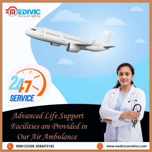 Medivic Aviation Air Ambulance Services in Ranchi offer the best 24-hour medical evacuation facilities with hi-tech healthcare equipment and hassle-free relocation.  
More@ https://bit.ly/2Hbdq9e