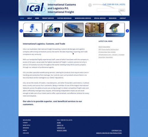 ICAL – International Customs and Logistics offers customs brokers, freight forwarding services, warehousing services and a range of other global import / export services
Visit us:- http://ical.com.au