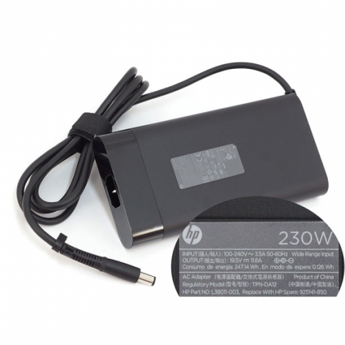 Original HP Omen 17-AN116NM UK Adapter Charger 230W

https://www.adapterworld.co.uk/hp-c-1_9/original-hp-omen-17an116nm-uk-adapter-charger-230w-p-161894.html

Product Information

Input:100-240V / 50-60Hz

Voltage-Electric current-Output: 19.5V-11.8A-230W

Size of the plug: 7.4mm * 5.0mm With 1-Pin

Color: Black

Condition: New,Original

Warranty: 1 Year Warranty and 30 Days Money Back

Package Include:

1 x HP Charger

1 x Power Cable with UK Plug