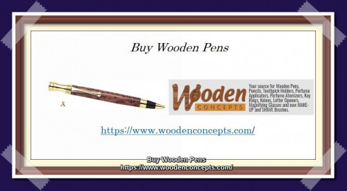 Handmade wood pens of Wooden Concepts make beautiful gifts and showcase the quality of wood material we use as well as the expertise and creativity of our woodwork. The pens are perfectly suited for those who love to use larger and heftier pens, having made of wood such as Dymondwood Fuchia, Hazelnut, Heritage Oak, Indigo Royalwood, Madras and Magnum.
https://www.woodenconcepts.com/