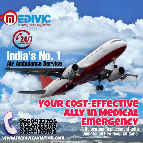 Medivic Aviation Air Ambulance Services in Varanasi provide full life support medical facilities with a fully trained and well-skilled healthcare crew to keep the patient's health stable throughout the entire journey.
More@ https://bit.ly/2LxHooq