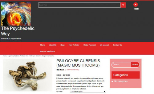 We are top suppliers of psychedelic mushrooms for sale USA &amp; other psychedelic products. Get your shrooms shipped swiftly &amp; discretely worldwide to doorstep
Visit us:-https://www.psychedelicsway.com/product/shrooms-magic-mushrooms-psilocybe-cubensis/