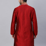 maroon-jakard-kurta-4