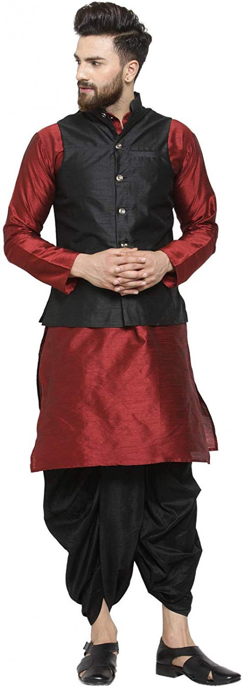 maroon-kurta-blk-jacket-blk-dhoti-1.jpg