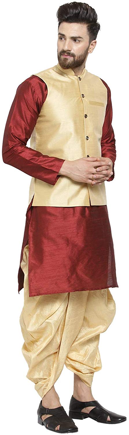 maroon-kurta-gold-jacket-gold-dhoti-2.jpg
