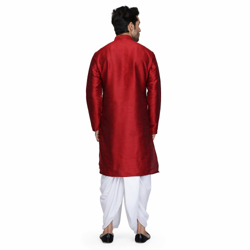maroon-silk-kurta-cotton-dhoti-4.jpg