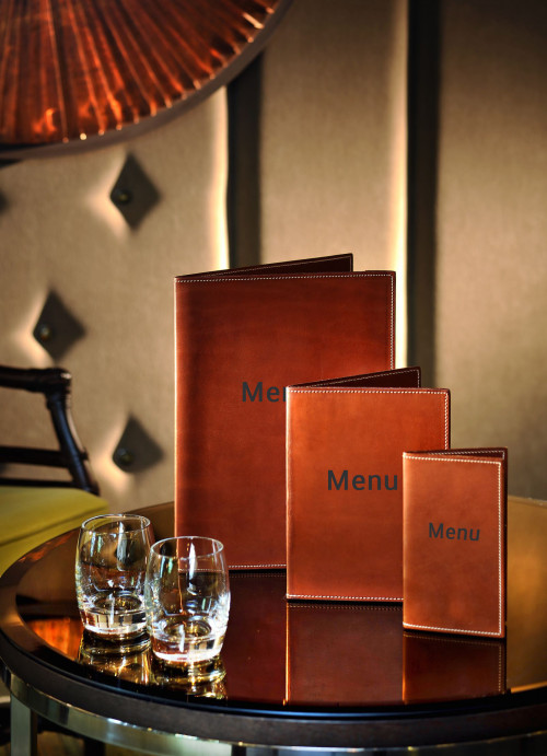 If you are looking for a unique traditional menu cover, try our leather menu cover. Leather menu covers can be decorated, embossed, and colored to make them a beautiful accent to your restaurant, club, hotel, or bars.

http://bit.ly/2DdA5zu