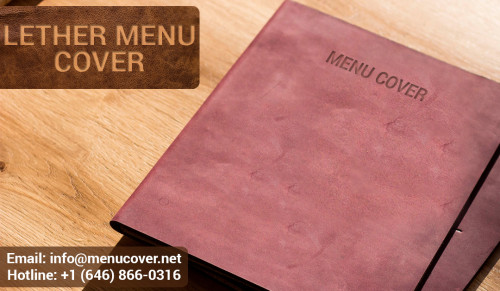 Leather menu covers are known to make a good impression for Restaurants or hotels.


http://bit.ly/2DdA5zu