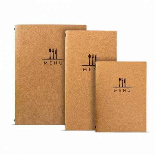 Enhance your presentation and protect your menus with our leather menu covers. We give an attractive appeal to the appearance of your menu.

http://bit.ly/2DdA5zu