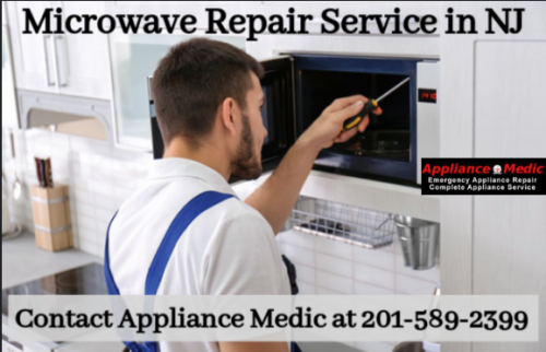 Get Microwave Repair Services in New Jersey with Appliance Medic along with a 1-year service warranty. Schedule your appliance repair over call, email (info@appliance-medic.com) or fill the form on our websitehttps://appliance-medic.com/microwave-oven-repair/