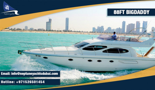 Enjoy the Most luxurious 88FT BigDaddy Yacht for Rent in Dubai services,Comfortable for 50 people,2000 aed per hour,Premium sound system with fishing equipment.

http://bit.ly/30lmM94