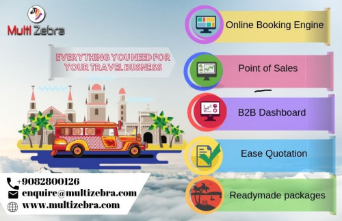 Multizebra, India's first innovative technology to provide White Label, DMC, Holiday packages and Travel technology with hassle free usage as India DMC and Mumbai DMC.