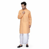 orange-dobby-white-dhoti-1