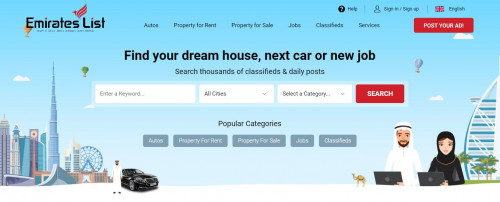 Best website to buy electronics - Emirates list is one of the best and fastest growing websites to post free classified ads listings In Dubai. You can post online classified ads for automotive, furniture, packers, movers, jobs, real estate, property, sell and buy electronics online on this classified platform.

Visit Here:- https://www.emirateslist.ae/services

Emirates List is a popular free classified ad platform in the United Arab Emirates for different categories like Automotive, Real Estate, Property for Rent, Property for Sale, Jobs, Classifieds & Services.

These are the broader categories that cover hundreds of products and services under them. While you can search or post ads, you can also connect to the vast Emirates List community.

For all comment and suggestions on how to improve our site and services,

Please email us at emirates.listuae@gmail.com