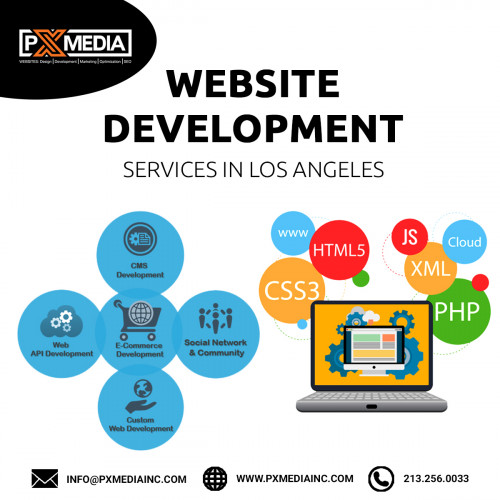 PX Media is a leading web development company located in Los Angeles. We specialized in web designing and developing custom websites at reasonable rates. We have professional and expert web developers who create amazing custom websites.