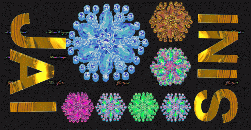 random art gif diamond flower collage jaisini22 mg