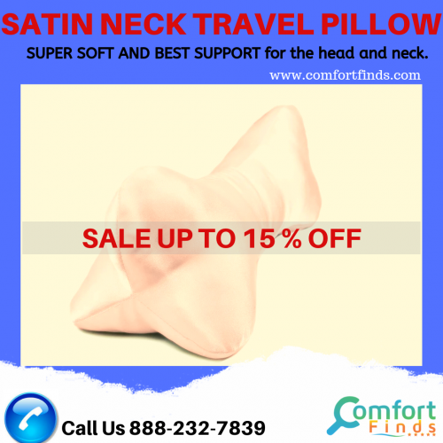 SATIN NECK TRAVEL PILLOW
✅ERGONOMIC DESIGN
✅IDEAL FOR AIRPLANE FLIGHTS
✅PERFECT FOR THE HOME
✅EXCELLENT FOR ALL FORMS OF TRAVEL
?SALE UPTO 15 % OFF ON  ALL YOUR FIRST PURCHASE?
?SHOP NOW - ?HTTP://BIT.LY/2YVI9NW