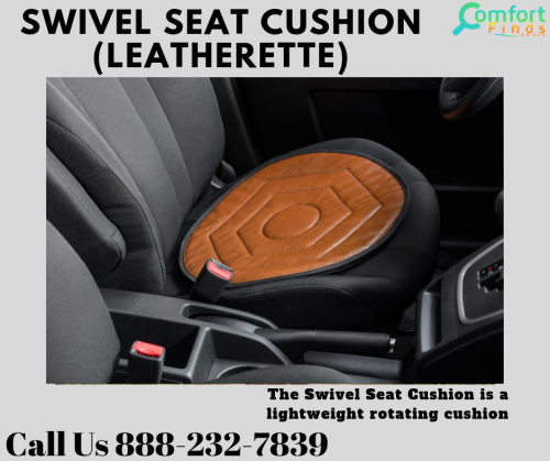 SWIVEL SEAT CUSHION (LEATHERETTE)
The Swivel Seat Cushion is a lightweight rotating cushion that makes getting in and out of a vehicle or any seat easier. The 360° turning capability allows users to more easily turn and position for entering and exiting the vehicle.
SHOP NOW- http://bit.ly/2L7vvZ0
# swivelseatcushionleatherette
# autocomforts
#comfortfinds