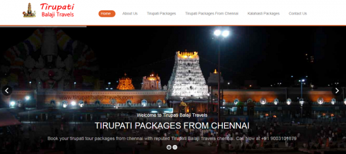 Tirupati Balaji Travels is the Best Tirupati Tour Operator provides you Quality and Affordable Pilgrimage Tirupati Travel & Tour Packages from Chennai with assured darshan.
Visit here:- https://www.tirupatibalajitravels.com/