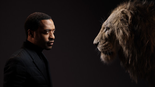 THE LION KING - (L-R) Chiwetel Ejiofor and Scar. Photo by Kwaku Alston.  2019 Disney Enterprises, In
