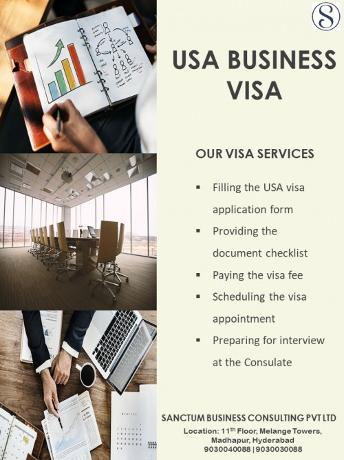 Sanctum Business Consulting is a Visa and Immigration company based in Hyderabad that loves to learn, discuss and create new pathways for going abroad. We believe in simplifying documentation and their ability to simplify communications between the client and embassy.
