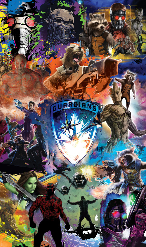 vd 016 marvel guardians of the galaxy collage
