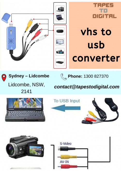 Some of those memories you want to keep forever but just can't rely on VHS tapes. Our VHS to usb Converter will make it easy for you to back them up, simply put your VHS tape into a VHS player and plug it in.
For more info visit : https://www.tapestodigital.com/