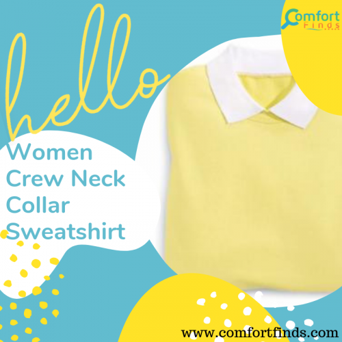 LADIES CREW NECK COLLAR SWEATSHIRT
✔PREMIUM FLEECE-OUR SWEATSHIRTS ARE CRAFTED WITH QUALITY WORKMANSHIP   AND PREMIUM, SOFT AND COMFORTABLE 9 OZ. FLEECE THAT WILL KEEP YOU WARM BUT LIGHTWEIGHT ENOUGH NOT TO BE TOO BULKY.
✔STYLISH & UNIQUE
✔WHITE CONTRAST COLLAR
✔VARIETY OF COLORS
?15% OFF On YOUR FIRST PURCHASE?
?SHOP NOW - ? http://bit.ly/33Q954r