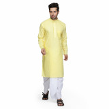 yellow-dobby-white-dhoti-1