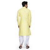 yellow-dobby-white-dhoti-4